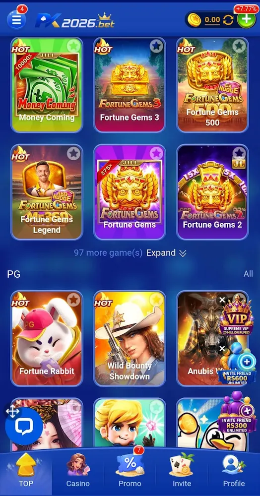 PK2026 Game APP